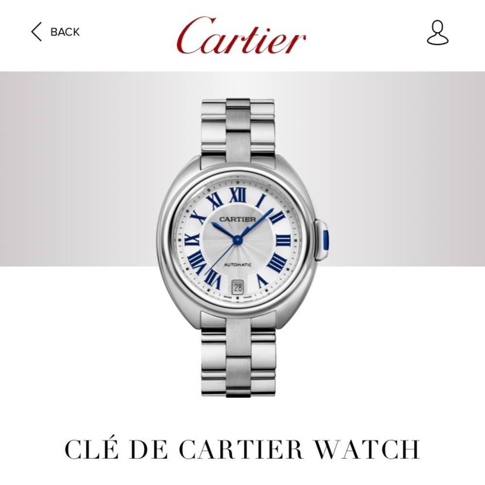 Beautiful Clé de Cartier Watch 35mm
